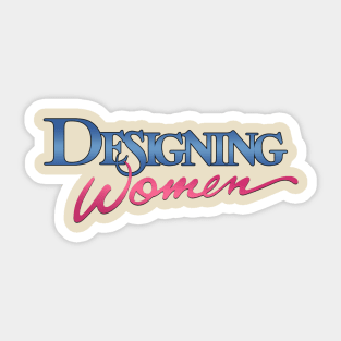 Designing Women Title Logo Sticker